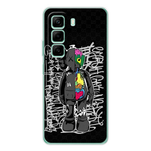 Чохли для Infinix Hot 60 - Bearbrick Louis Vuitton (PREMIUMPrint)