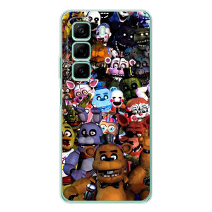 Чехлы Пять ночей с Фредди для Инфиникс Хот 60 (Персонажи Фредди)