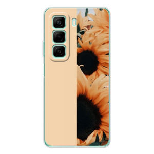 Чехлы с картинкой Подсолнухов для Инфиникс Хот 60 – Красивые подсолнухи