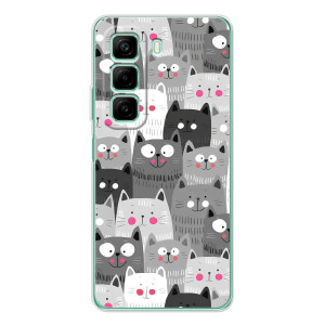 Чехлы с Котиками для Infinix Hot 60 (VPrint)
