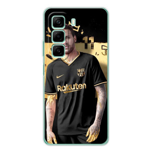 Силиконовый Чехол Infinix Hot 60 – Gold Neymar