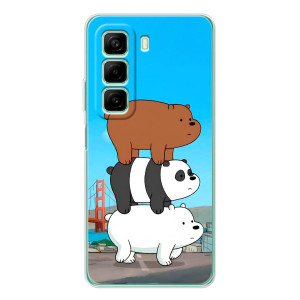 Чехлы с Пандами на Infinix Hot 60 – Друзья