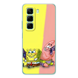 Чехлы с Патриком на Infinix Hot 60 (Звонок)