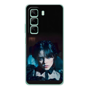 Чехлы с принтом Уэнсдей на Infinix Hot 60 – Танец Уэнсдей