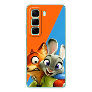 Чехлы ЗВЕРОПОЛИС для Infinix Hot 60 – Ник и Хопс