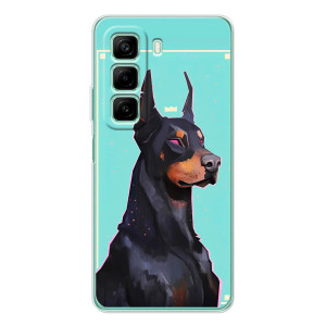 Чехол ДОБЕРМАН для Infinix Hot 60 – Король доберман