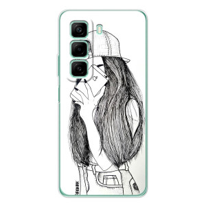 Чехол с печатью для Infinix Hot 60 - (Мода) (AlphaPrint)