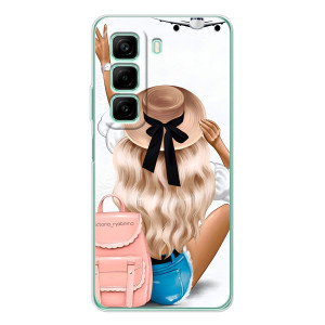 Чехол с печатью для Infinix Hot 60 - (Мода) (AlphaPrint)