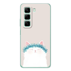 Чохол на тематику: Коти для Infinix Hot 60 – Білий котик
