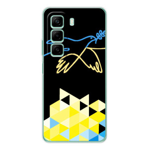 Чехол на Infinix Hot 60 Украинский дизайн (Мир для Украины)