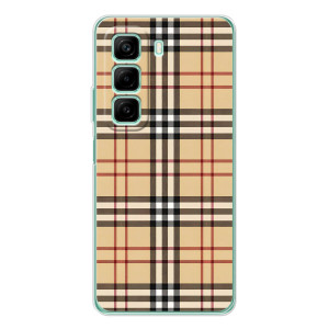 Чехол с Брендами одежды на Инфиникс Хот 60 – Burberry стиль