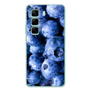 Чехол с изображением  вкусной еды для Infinix Hot 60 – Голубика