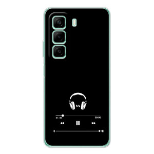 Чехол с картинками на черном фоне для Infinix Hot 60 – Плеер