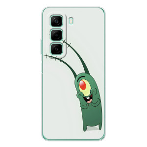 Чехол с картинкой "Одноглазый Планктон" на Infinix Hot 60 (Милый Планктон)