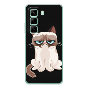 Чохол з принтом для Infinix Hot 60 (AlphaPrint) Модні коти