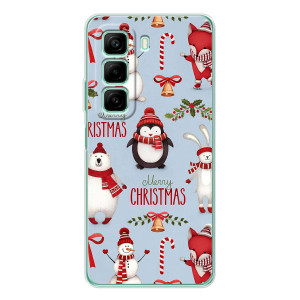 Чехол Санта Клаус для Infinix Hot 60 – Рождественский