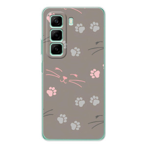 Чохол з малюнком кіт на Infinix Hot 60