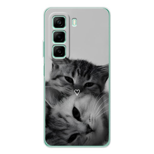 Чохол з малюнком кіт на Infinix Hot 60