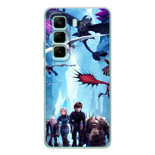 Чехол с принтом дракон Беззубик для Инфиникс Хот 60 – Герои Беззубика