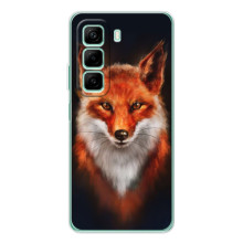 Чехол с принтом лисички на Инфиникс Хот 60