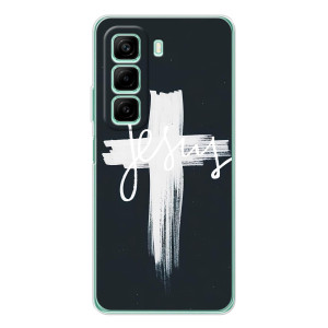 Чехлы для Инфиникс Хот 60 (Крест Иисуса) (Jesus)