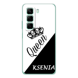 Именные  Женские Чехлы для Infinix Hot 60 (KSENIA)