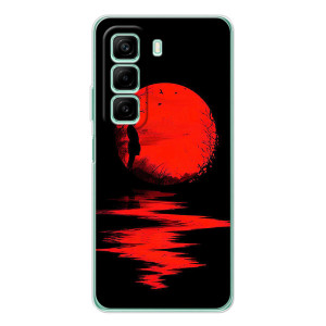 Летний Чехол на Infinix Hot 60 – Красный Закат