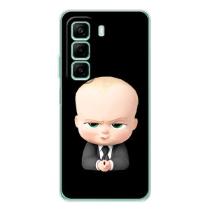 Мультяшный принт на Чехол для Инфиникс Хот 60 (Бос)