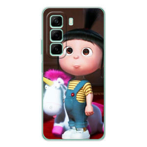 Мультяшный принт на Чехол для Инфиникс Хот 60 (Девочка Агнес)