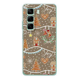 Новорічні, Святкові Чохли для Infinix Hot 60 - 2024 год