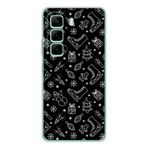 Новорічні, Святкові Чохли для Infinix Hot 60 - 2024 год