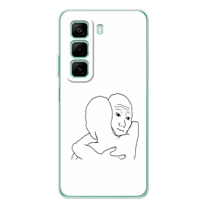 Прикольные Чехлы с принтом "интернет мэмы" для Infinix Hot 60 – Сочувствие