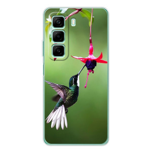 Силиконовый чехол с птичкой на Infinix Hot 60 – Калибри