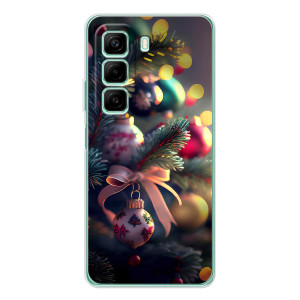 Чехлы на Новый Год Infinix Hot 60i – Красивая елочка