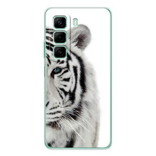Чохли з картинкою животних Infinix Hot 60i (Білий Тигр)