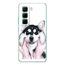 Чохли з собаками для Infinix Hot 60i (VPrint) (Радісний Хаскі)