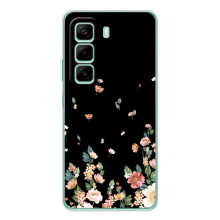 Чехол для Хот 60и - с принтом (Дизайнерские) (AlphaPrint) (Маленькие цветы)
