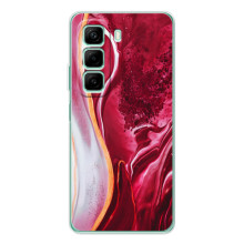 Чехол для Хот 60и - с принтом (Дизайнерские) (AlphaPrint) (Мрамор красный)