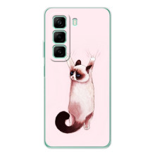 Чохол на Хот 60і з Котиками (VPrint) (Котик падає)