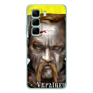 Чохол з картинкою (Патріотичний КОЗАК) на Infinix Hot 60i – Одноокий КОЗАК