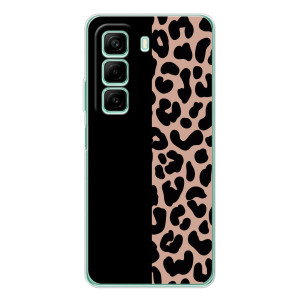 Чехол с леопардовым принтом на Infinix Hot 60i – Леопардовый фон