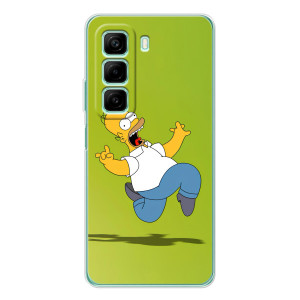 Чехол с Симпсонами для Infinix Hot 60i (VPrint)