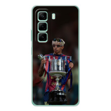 Чехол с футболистом Ламин Ямаль Infinix Hot 60i (Ямал с кубком)