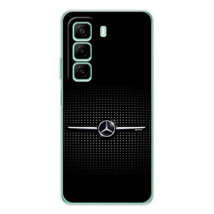 Силіконовий бампер з картинкою машини на Infinix Hot 60i (Mercedes)