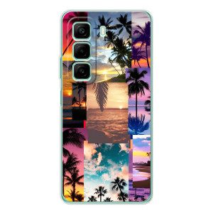Силиконовый чехол с КАРТИНКАМИ лето для Infinix Hot 60i (AlphaPrint)