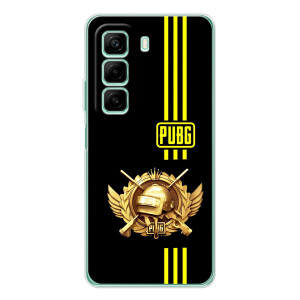 Чехол (TPU) с картинкой "Лого Пабг" на Хот 60и (Лого PUPG)
