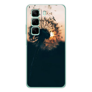 Силіконовий Чохол з кульбабками на Infinix Hot 60i – Гарна кульбабка