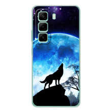 Захисні чохли для Хот 60і (AlphaPrint) (ХІТ продаж) ВОВК (Вовк на місяць)