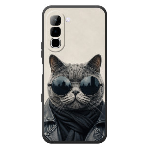 Чохол на тематику: Коти для Infinix Hot 70 (Модний кіт)