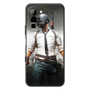 Чохол з картинкою "Герой Pubg" на Infinix Hot 70 (Пабг)